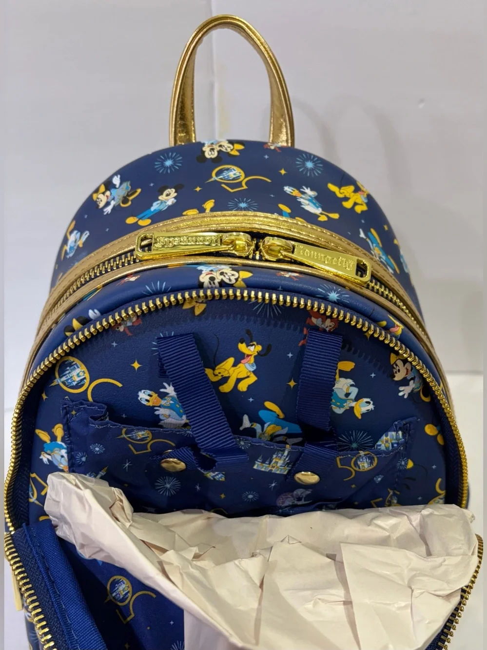Walt Disney 50th Anniversary Loungefly Backpack NWT